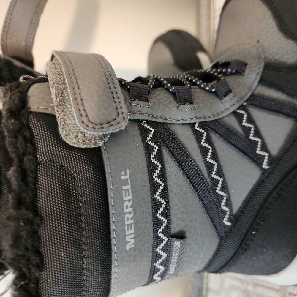 Merrell Gray and Black Winter Boots